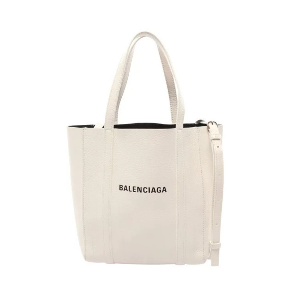 Balenciaga Everyday Tote Bag Leather White